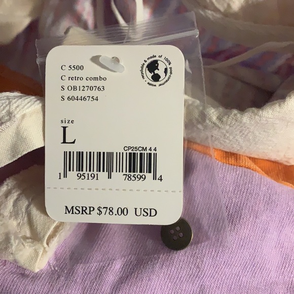 Free People Mixed-Media Polo Shirt - Picture 4 of 5